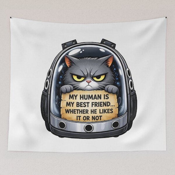 Item preview, Cat Chooses Its Human designed and sold by LastTsunamiApparel.