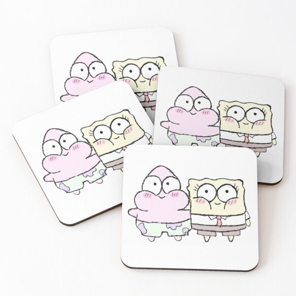 Item preview, Cute SpongeBob and Patrick sketch designed and sold by Kxren-n.