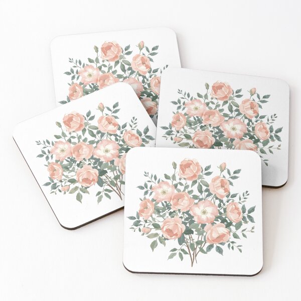 Item preview, Wild rose pink flowers designed and sold by uunaa.