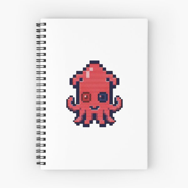 Item preview, Red Minty Pixel Squid - Retro Scanline Art designed and sold by Seth Lazar.