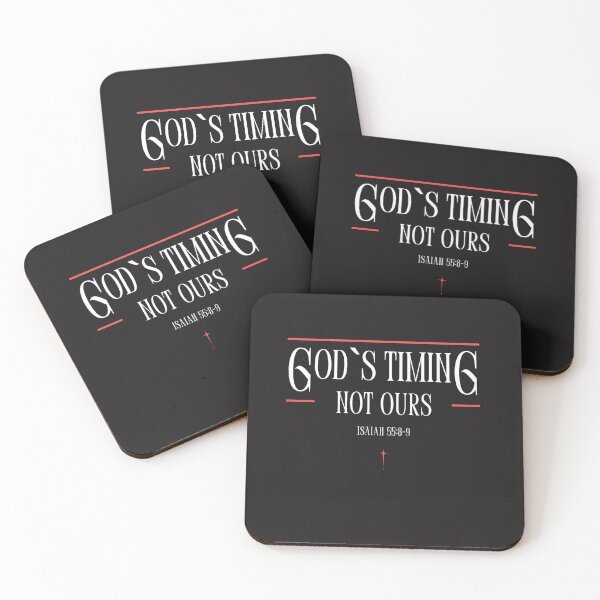 Item preview, GOD'S TIMING NOT OURS designed and sold by Heavenly Words Creations.