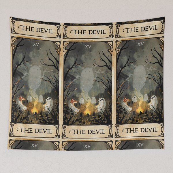 Item preview, The Devil Tarot Design designed and sold by katherineblower.