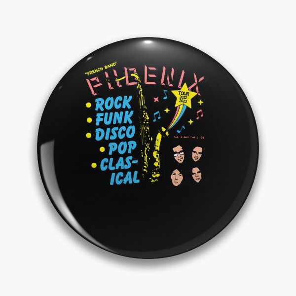 Item preview, Phoenix French Band Premium Rock Punk Disco Pop Glas Ical From Versailles Not Paris  designed and sold by balkisarts.