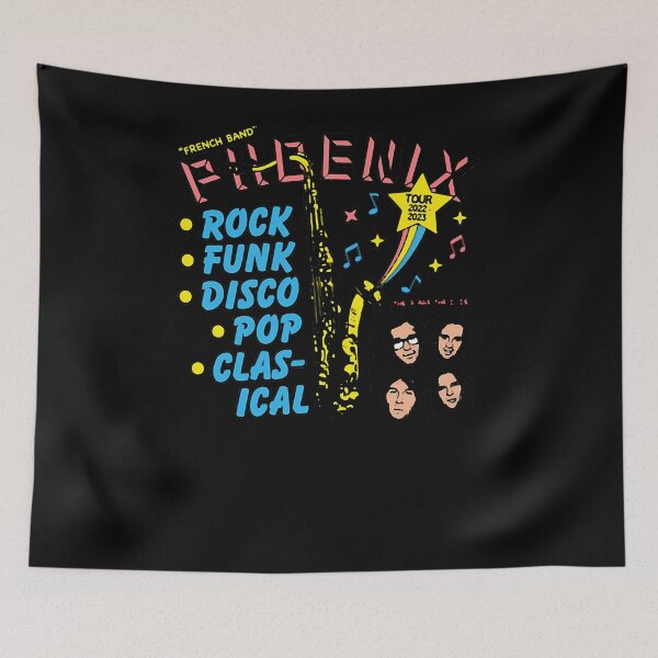 Item preview, Phoenix French Band Premium Rock Punk Disco Pop Glas Ical From Versailles Not Paris  designed and sold by balkisarts.