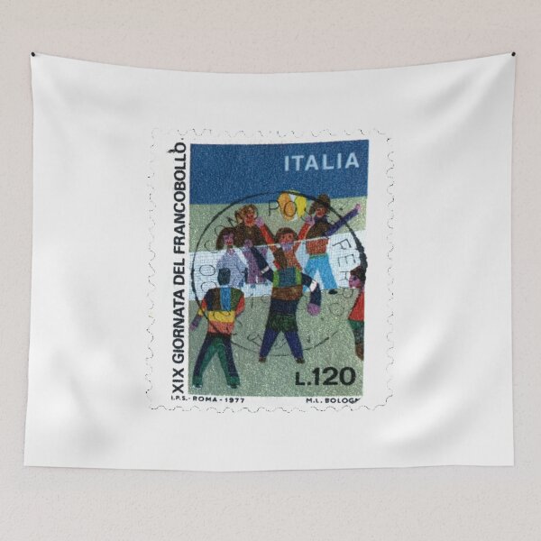 Item preview, Italian Children 120 Lire Italy Vintage Postage Stamp designed and sold by red-amber65.