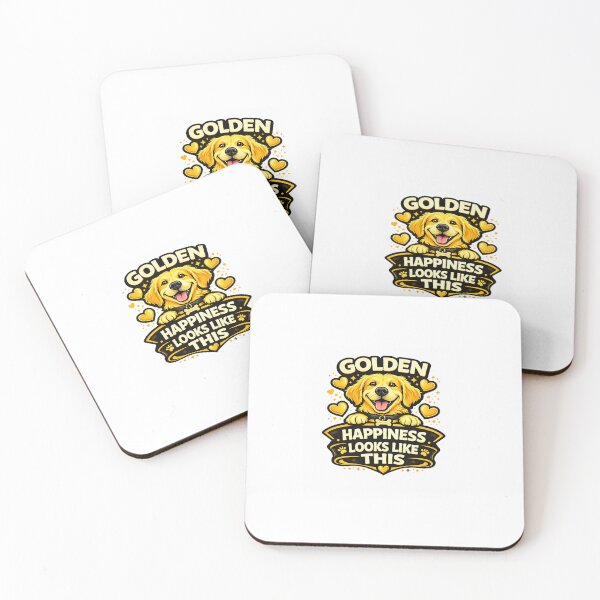 Item preview, Golden Happiness Looks Like This Golden Retriever Gift designed and sold by WildVista.