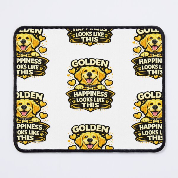 Item preview, Golden Happiness Looks Like This Golden Retriever Gift designed and sold by WildVista.