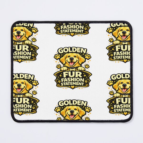 Item preview, Golden Fur Fashion Statement Golden Retriever Gift designed and sold by WildVista.