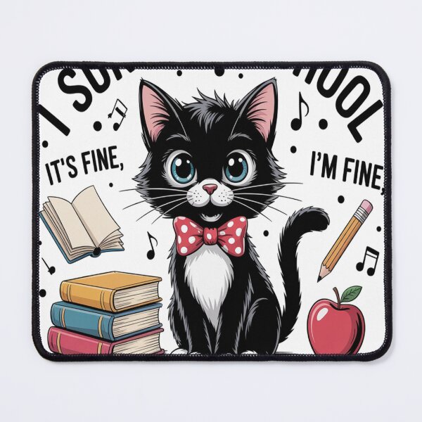 Item preview, I Survived School it's fine i'm Fine Everythings is fine designed and sold by TheRetroStyle.