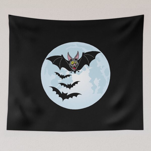 Item preview, Vampire bats and the moon designed and sold by Lagueny.