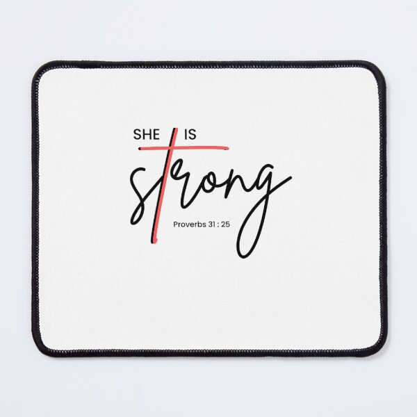 Item preview, SHE IS STRONG designed and sold by Heavenly Words Creations.