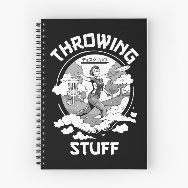 Item preview, Funny Disc Golf Basket Girl Throwing Stuff Woman Player designed and sold by GrandeDuc.