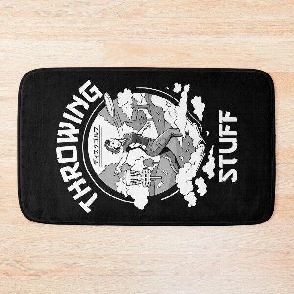 Item preview, Funny Disc Golf Basket Girl Throwing Stuff Woman Player designed and sold by GrandeDuc.