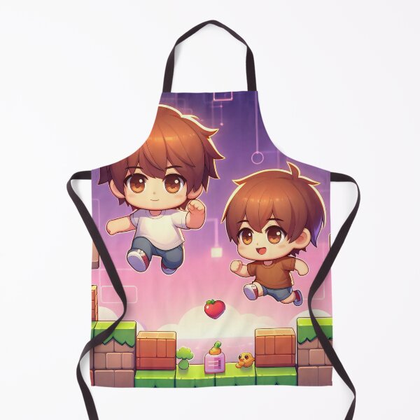 Item preview, Cute Brothers Platformer Game Adventure designed and sold by AI-Only Creations.