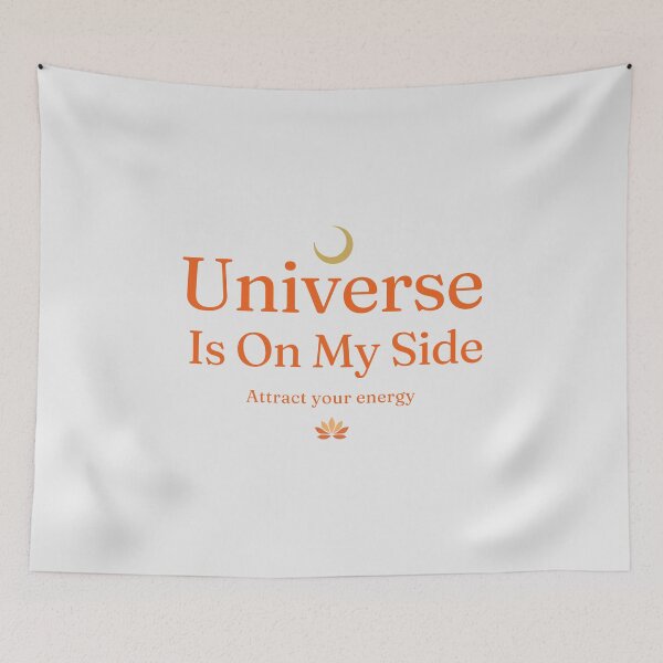 Item preview, Universe is on my side Minimal Design | Attraction Energy Manifestation designed and sold by CosmicQuietLab.