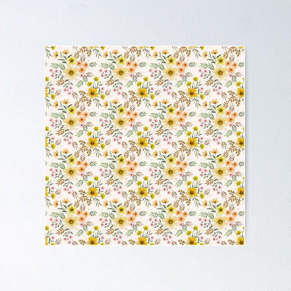 Item preview, Colorful boho chic Retro style pattern aesthetic  designed and sold by Creations by lyne.