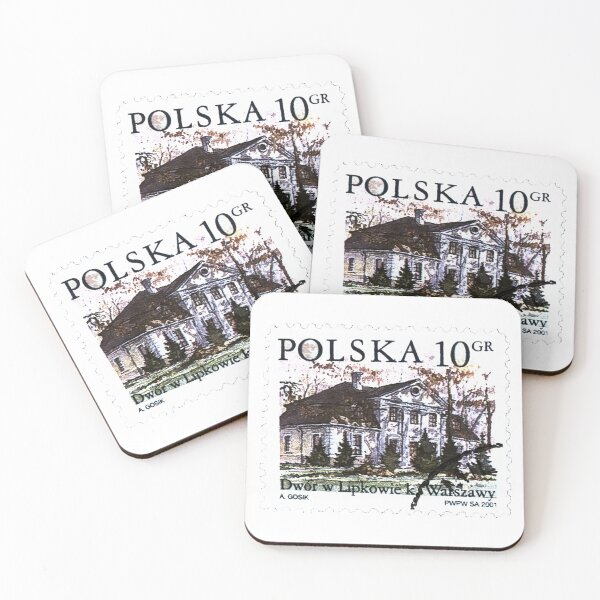 Item preview, Poland Polska Polish Vintage Warsaw Brown Postage Stamp designed and sold by red-amber65.