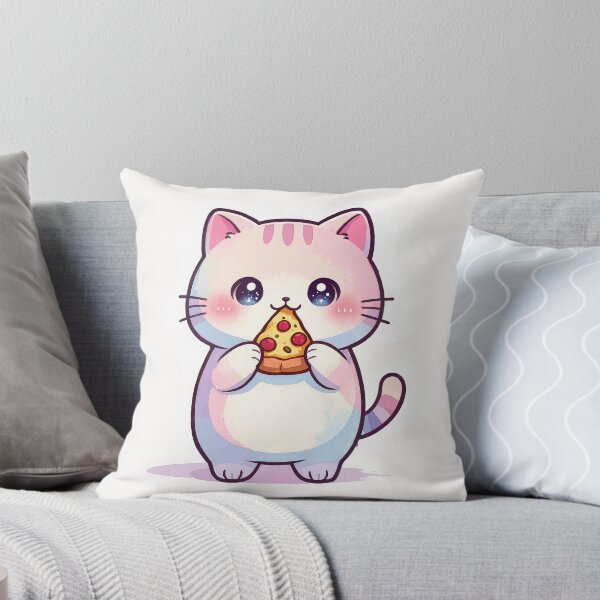 Item preview, Cute cat kawaii pizza addict designed and sold by EpicBoing.