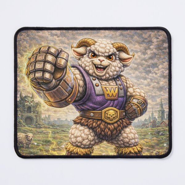 Item preview, Wooldor, Mighty-Fisted Sheep of the Pastureverse | Sheep-Man Sheepism Parody designed and sold by Thpoar.