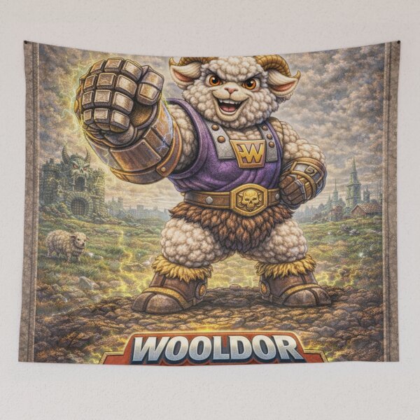 Item preview, Wooldor, Mighty-Fisted Sheep of the Pastureverse | Sheep-Man Sheepism Parody designed and sold by Thpoar.
