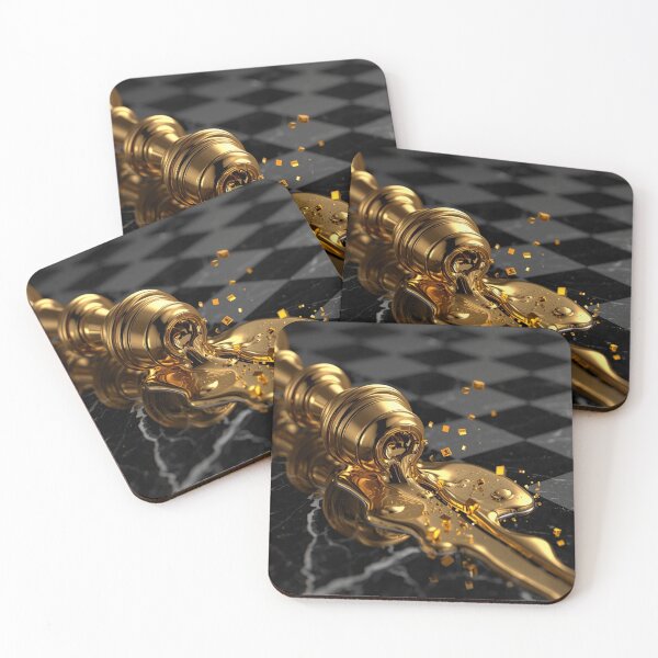 Item preview, Checkmate of Reality - Liquid Gold King designed and sold by THEARTCURATİON .