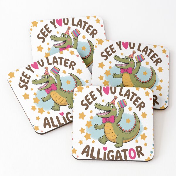 Item preview, See You Later Alligator Florida Gator Crocodile designed and sold by NicolaMail.