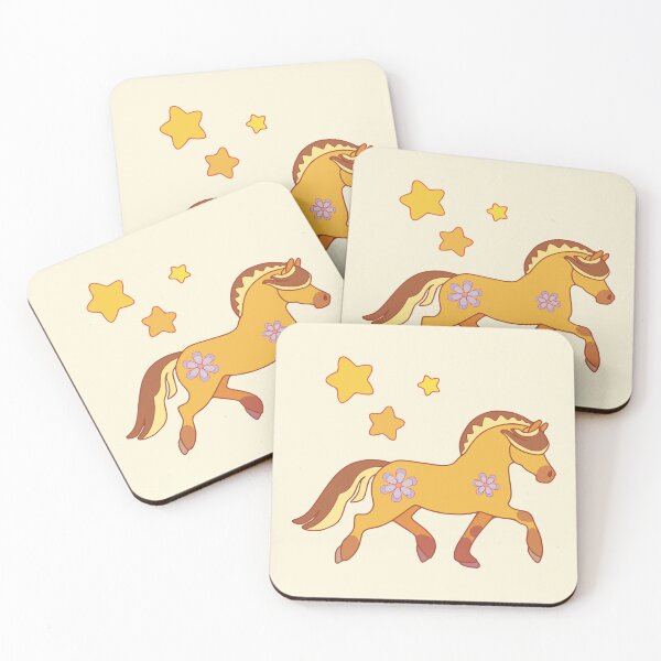 Item preview, Norwegian fjord horse designed and sold by Erika Vaigel Illustrations.