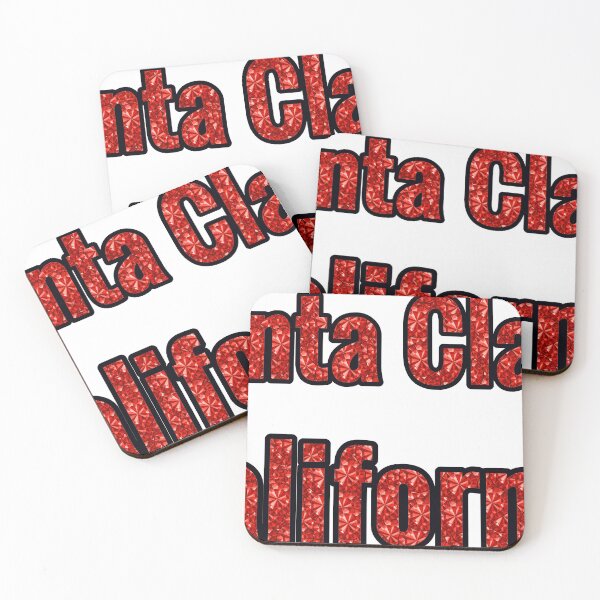 Item preview, Santa Clara California City Name With Red Rhinestone designed and sold by TheIconSmith.