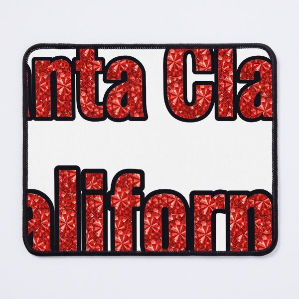 Item preview, Santa Clara California City Name With Red Rhinestone designed and sold by TheIconSmith.