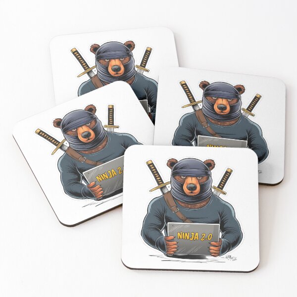 Item preview, Ninja 2.0 samurai warrior dark design designed and sold by madevdine.