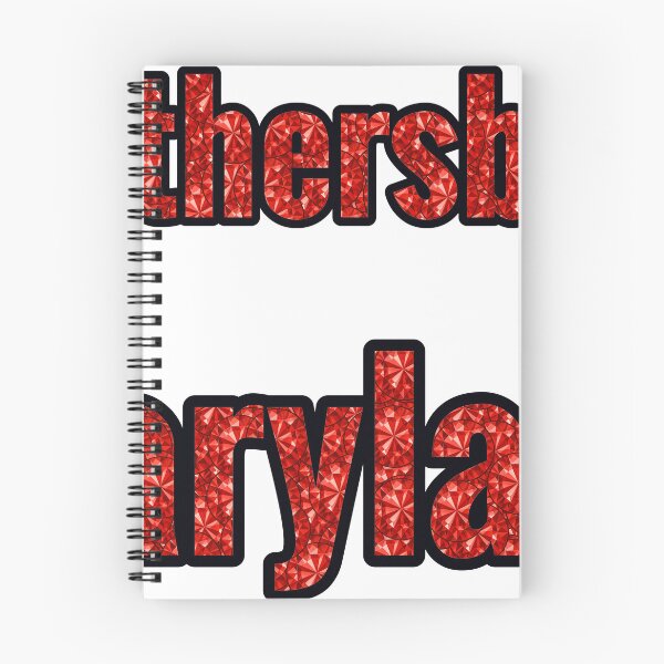 Item preview, Gaithersburg Maryland City Name With Red Rhinestone designed and sold by TheIconSmith.