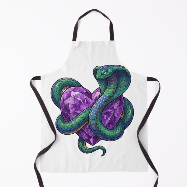 Item preview, serpente, naja, cobra, coração, amor, rubi, força, poder, ametista designed and sold by Edu-Mendonca.