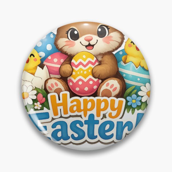 Item preview, Happy Easter Cute Bunny And Chicks Design designed and sold by Mix Mood.