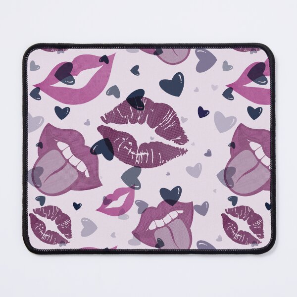 Item preview, Seamless Pink Lip Stain Pattern designed and sold by Pevkay97.