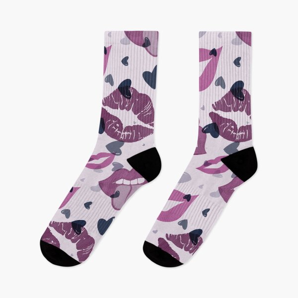 Item preview, Seamless Pink Lip Stain Pattern designed and sold by Pevkay97.