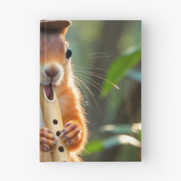 Item preview, Red Squirrel and flute  music designed and sold by 1NEOBOY.