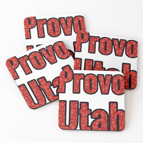 Item preview, Provo Utah City Name With Red Rhinestone designed and sold by TheIconSmith.
