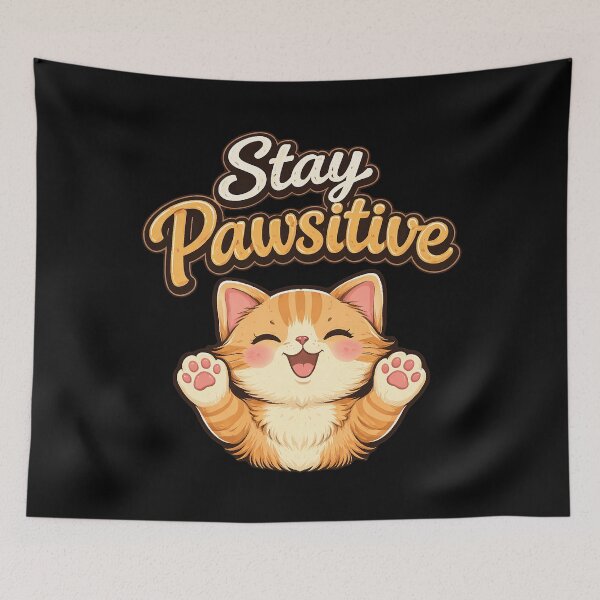 Item preview, Stay Pawsative Every Single Day designed and sold by AlvelinaCP.