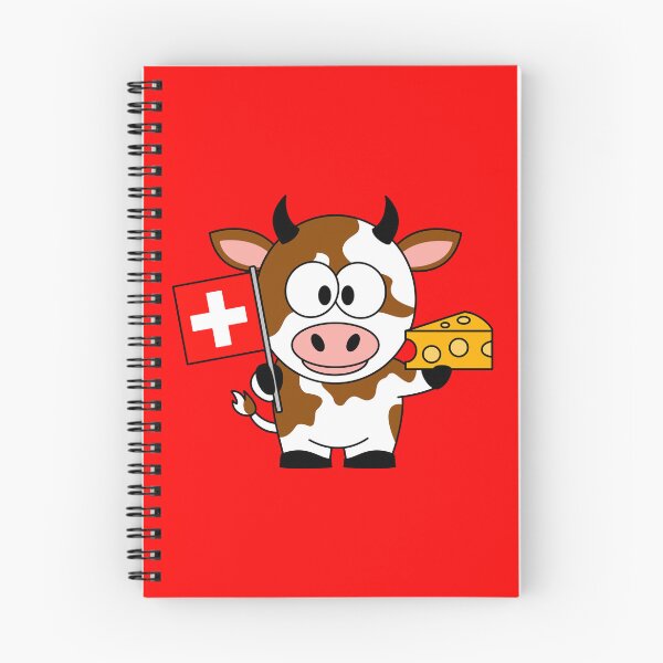 Item preview, Cow with Swiss flag designed and sold by QuanntixArt.