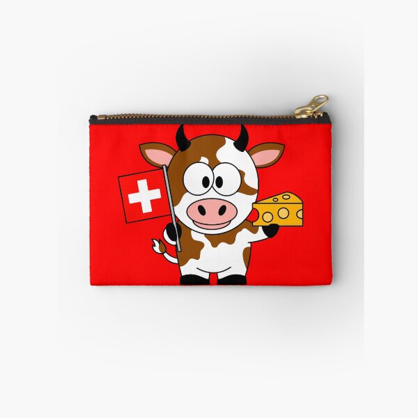 Item preview, Cow with Swiss flag designed and sold by QuanntixArt.
