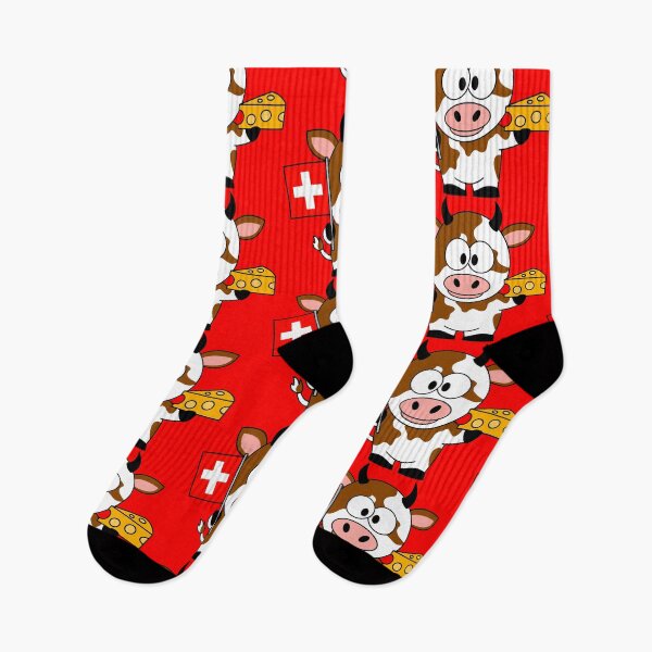 Item preview, Cow with Swiss flag designed and sold by QuanntixArt.