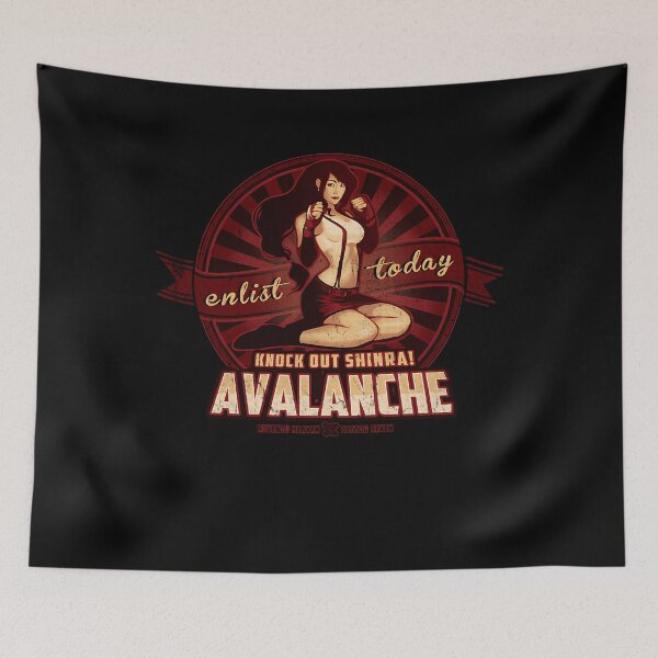 Item preview, Enlist Today Knock Out Shinra Avalanche Wants You  designed and sold by talhamughal.