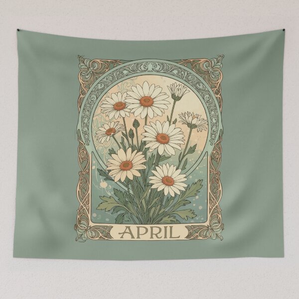 Item preview, Ornamental Daisy Garden April Birth Month Flower designed and sold by taiche.