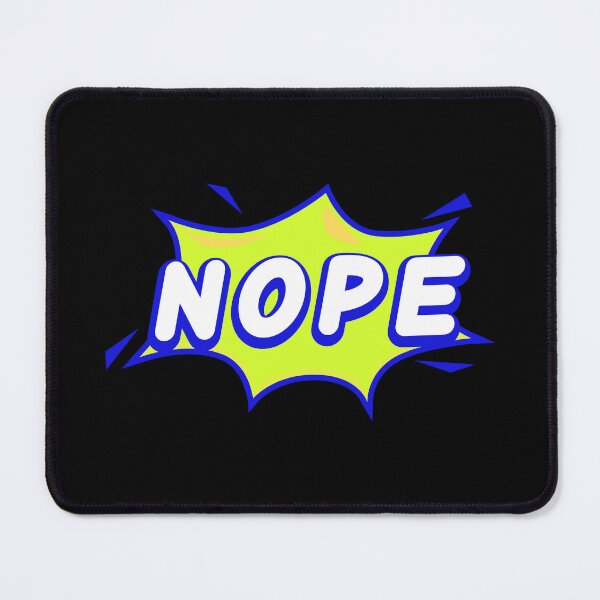 Item preview, Nope Comic Bubble Sticker | Funny Sarcastic Pop Art Design designed and sold by Tiatooty.