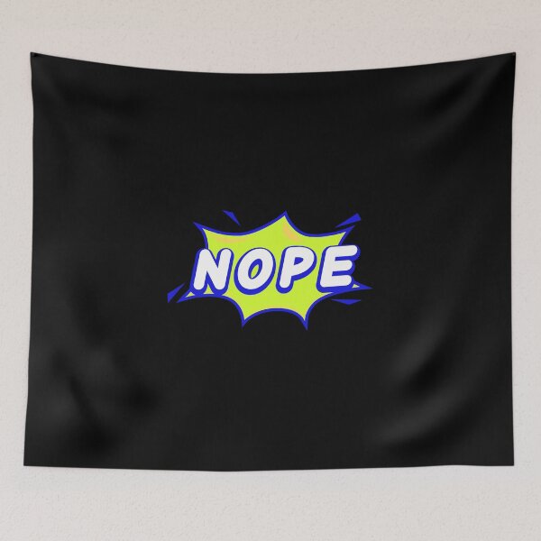 Item preview, Nope Comic Bubble Sticker | Funny Sarcastic Pop Art Design designed and sold by Tiatooty.
