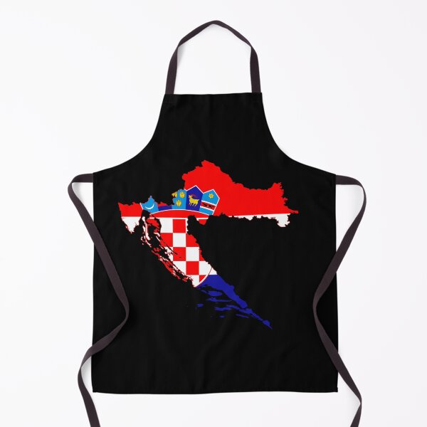 Item preview, Flag Map of Croatia designed and sold by DreamBrushy.