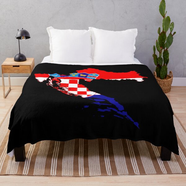 Item preview, Flag Map of Croatia designed and sold by DreamBrushy.