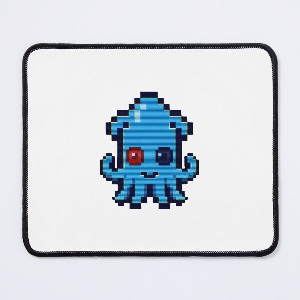 Item preview, Blue Minty Pixel Squid - Retro Scanline Art designed and sold by Seth Lazar.