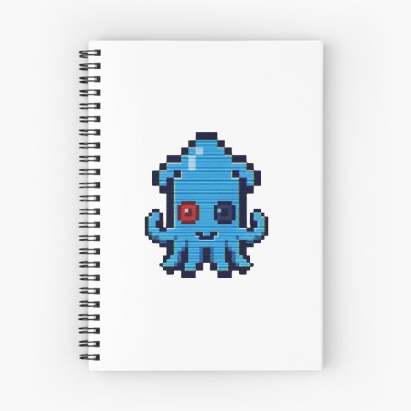 Item preview, Blue Minty Pixel Squid - Retro Scanline Art designed and sold by Seth Lazar.