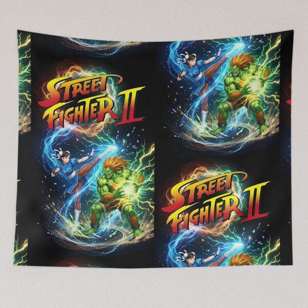 Item preview, World Warriors – A Tribute to Street Fighter II designed and sold by Planet Utoppia.
